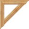 Ekena Millwork Traditional Traditional Rough Sawn Bracket w/ Offset Brace, Western Red Cedar, 8"W x 42"D x 42"H BKT0806X42X42TRA01RWR - alternate 4
